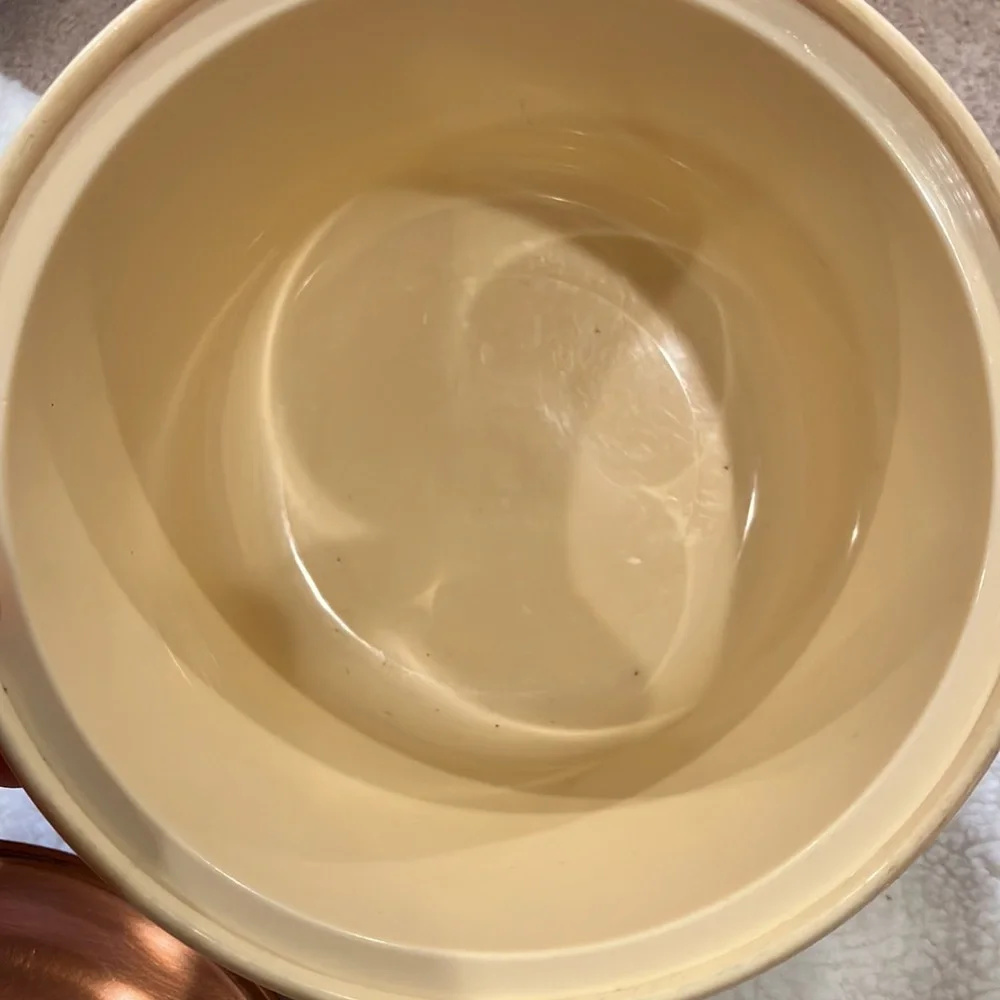 Vintage Ice bucket Lion Copper Color MCM mid century Coppercraft Guild 3Pc Set